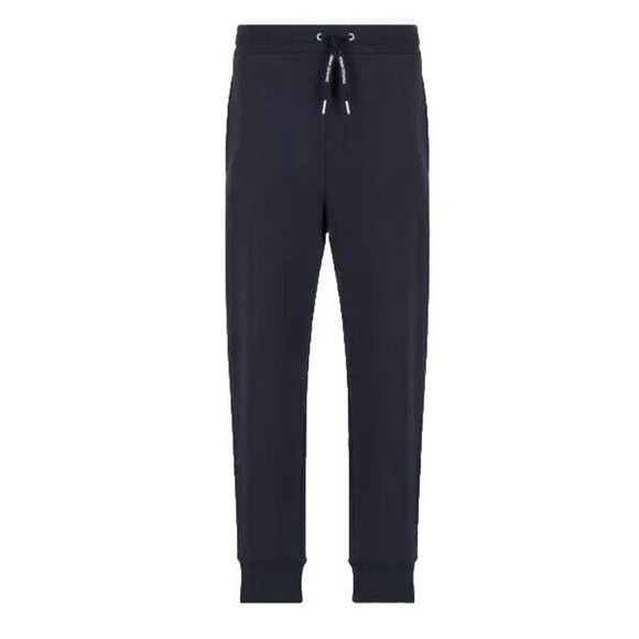 NWT Armani Exchange Mens Navy‎ Blue Jersey Cotton Blend Fleece Sweatpants 2XL - Picture 1 of 7